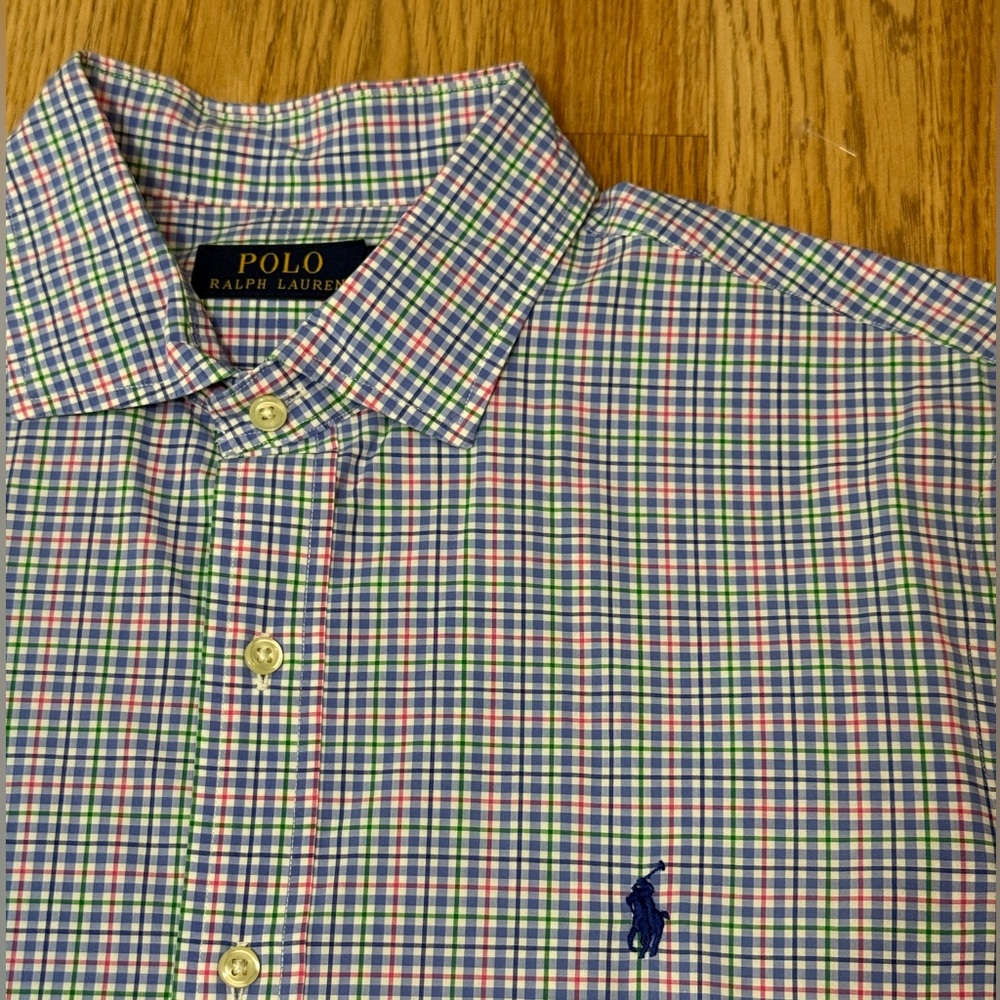 Ralph Lauren Men's Multicolor Checkered Shirt. Men’s L